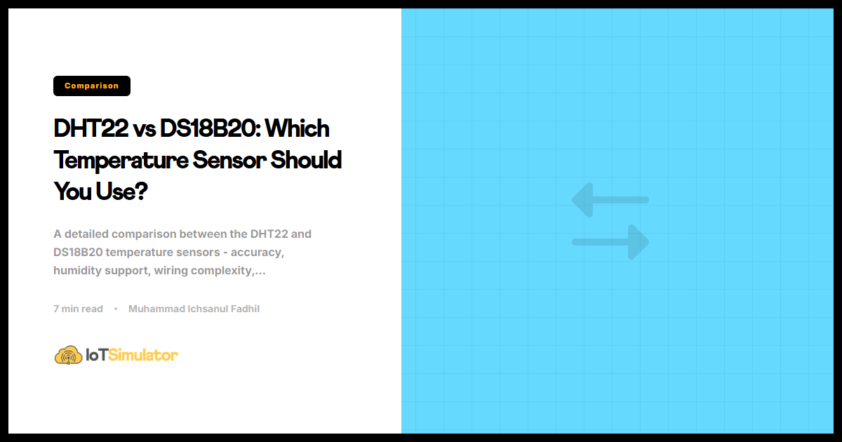 DHT22 vs DS18B20: Which Temperature Sensor Should You Use?