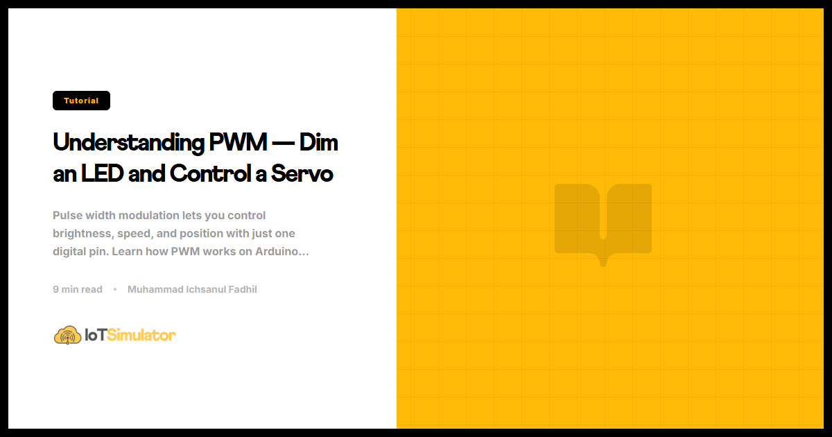 Understanding PWM — Dim an LED and Control a Servo