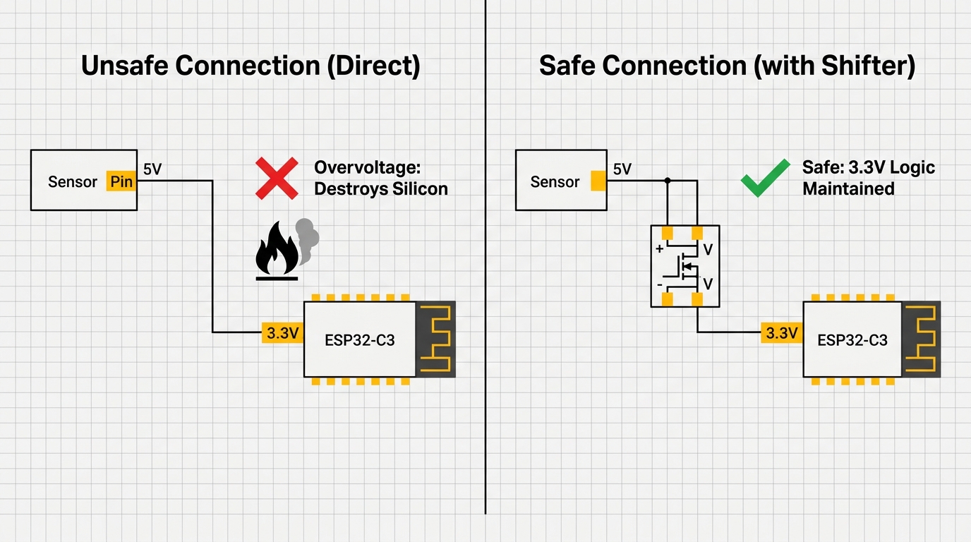 Unsafe vs Safe Wiring Connection Diagrams
