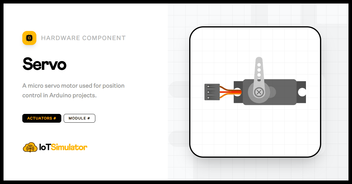 Servo: How It Works, Wiring, and Example Code