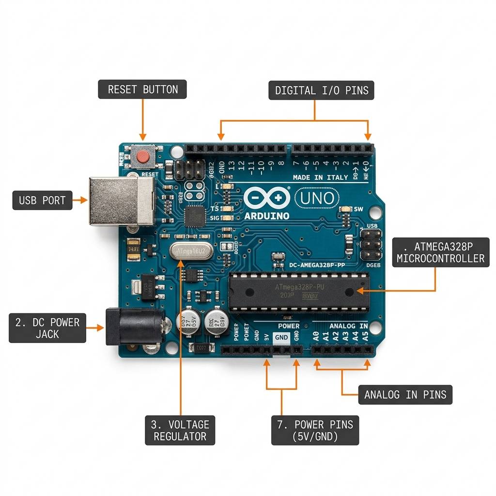 Arduino Uno pinout