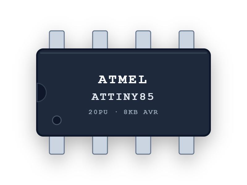 ATtiny85 (DIP-8)