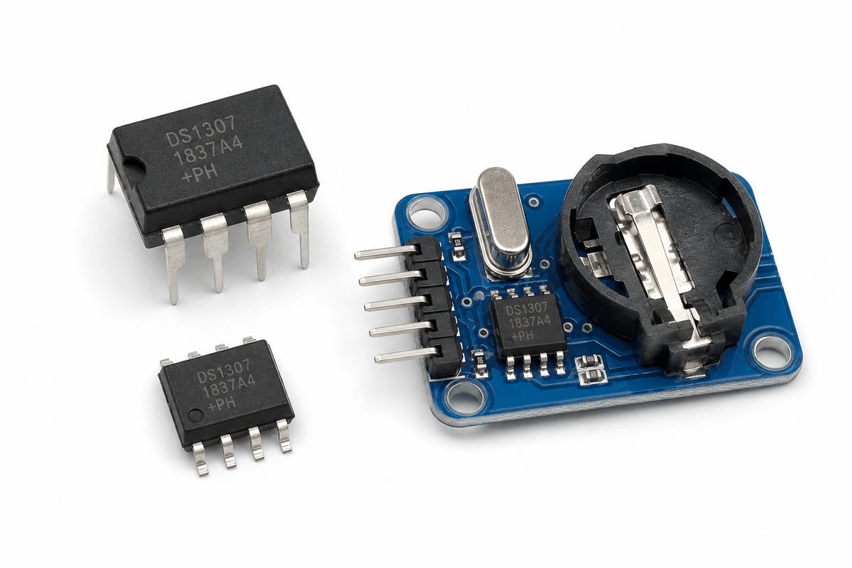 Different DS1307 RTC module versions