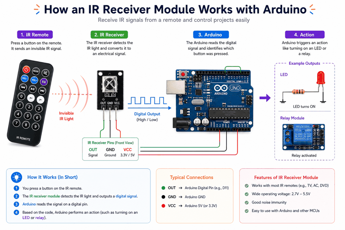 How the IR receiver works