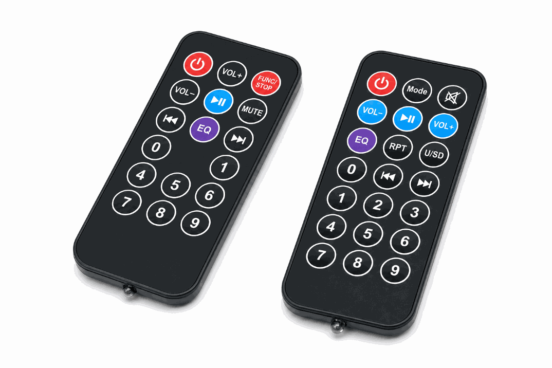 Real IR remote versions