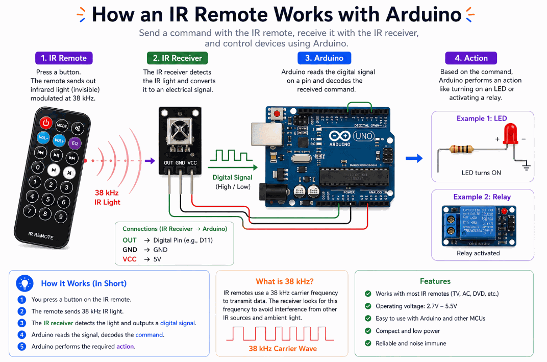 How the IR remote works