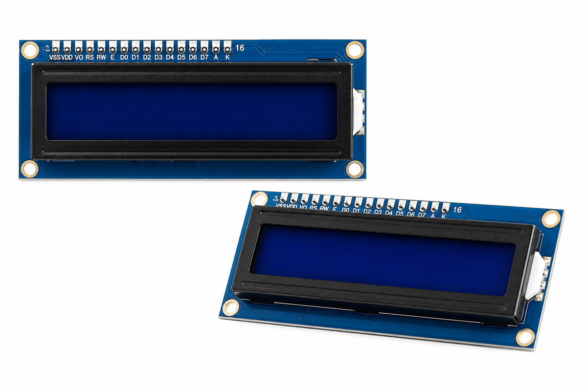 Real LCD1602 module versions