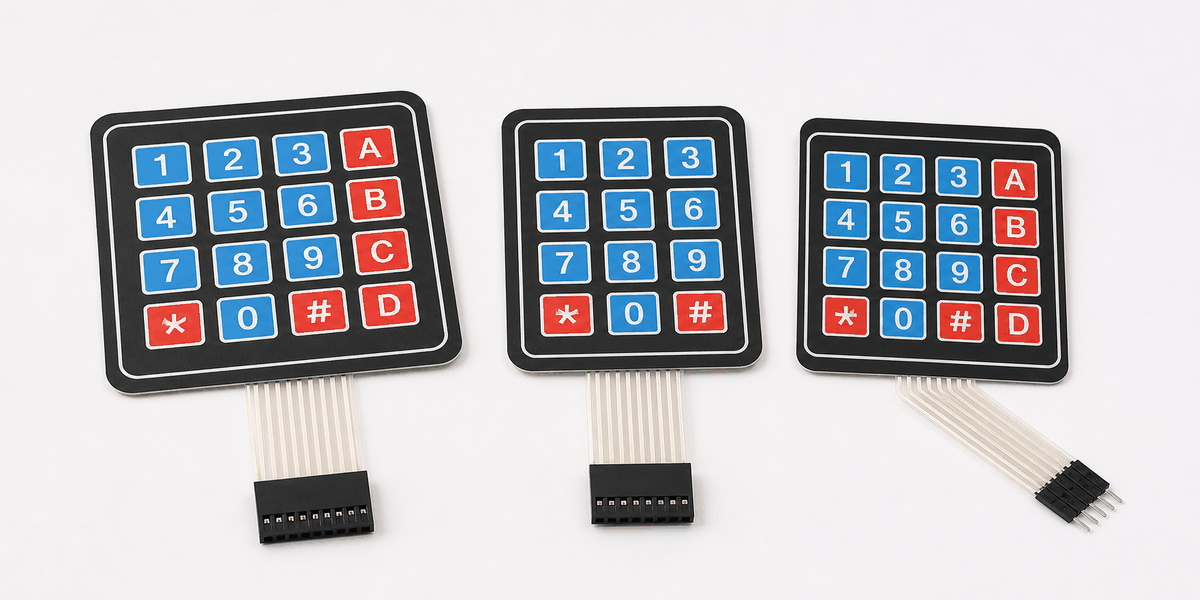 Membrane keypad versions