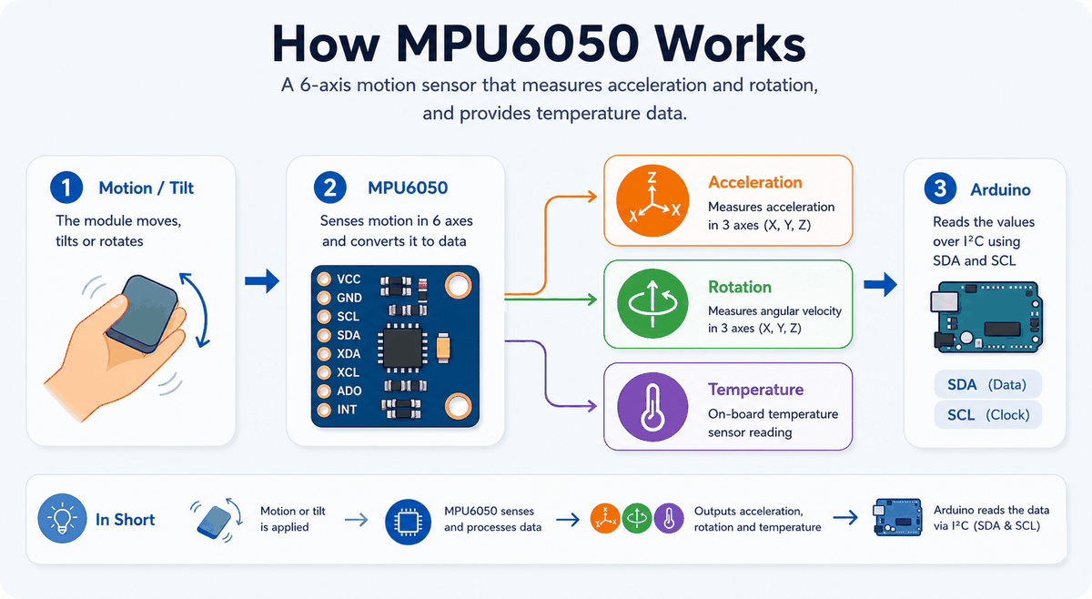 How the MPU6050 works