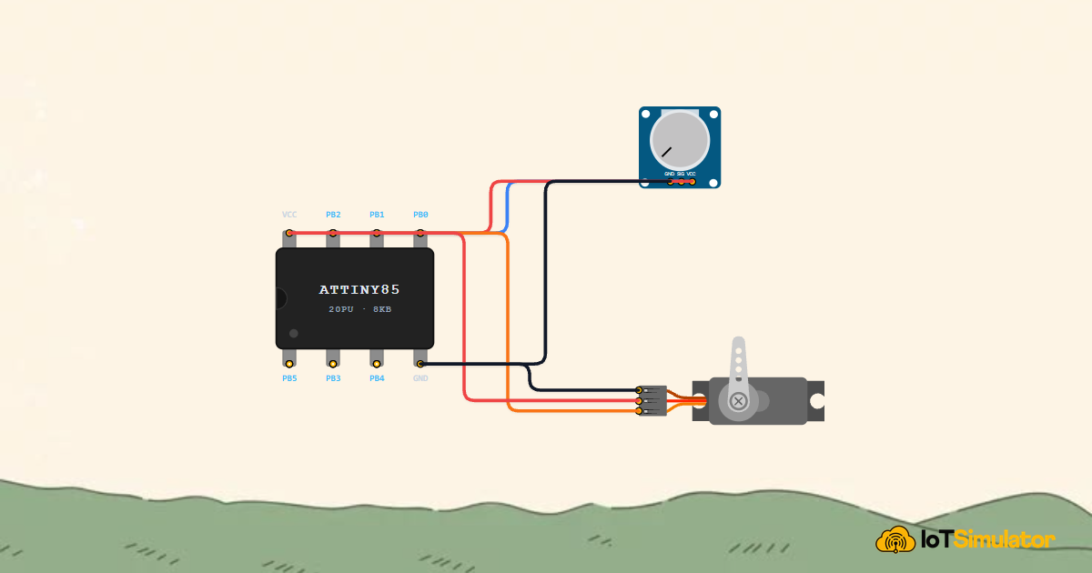 Control a Servo with an ATtiny85 and Potentiometer