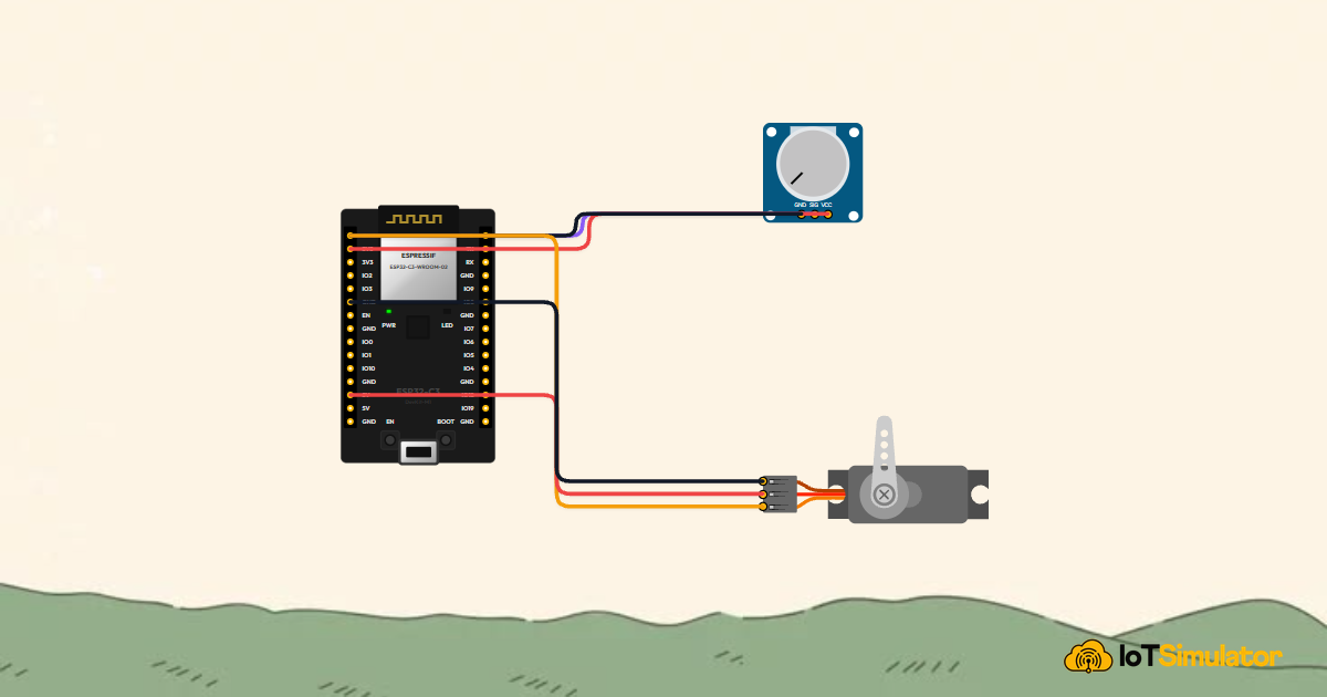 Control a Servo with an ESP32-C3 and Potentiometer