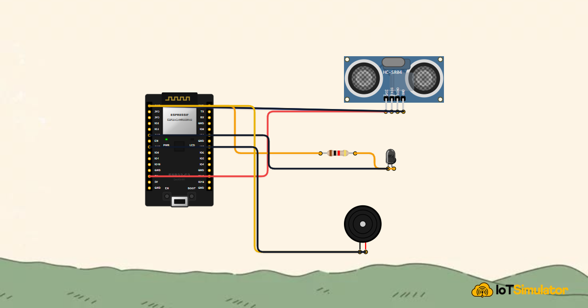 Measure Distance with an ESP32-C3 and Ultrasonic Sensor