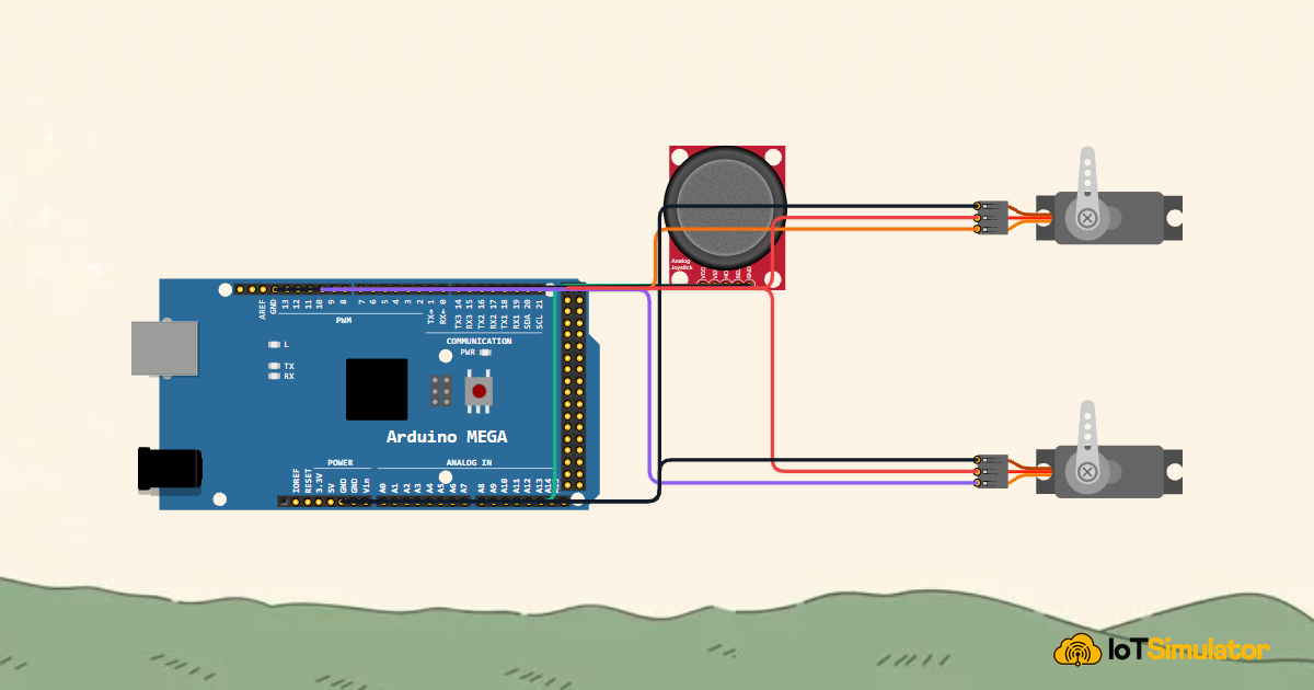 Control a Pan and Tilt Servo with an Arduino Mega and Joystick