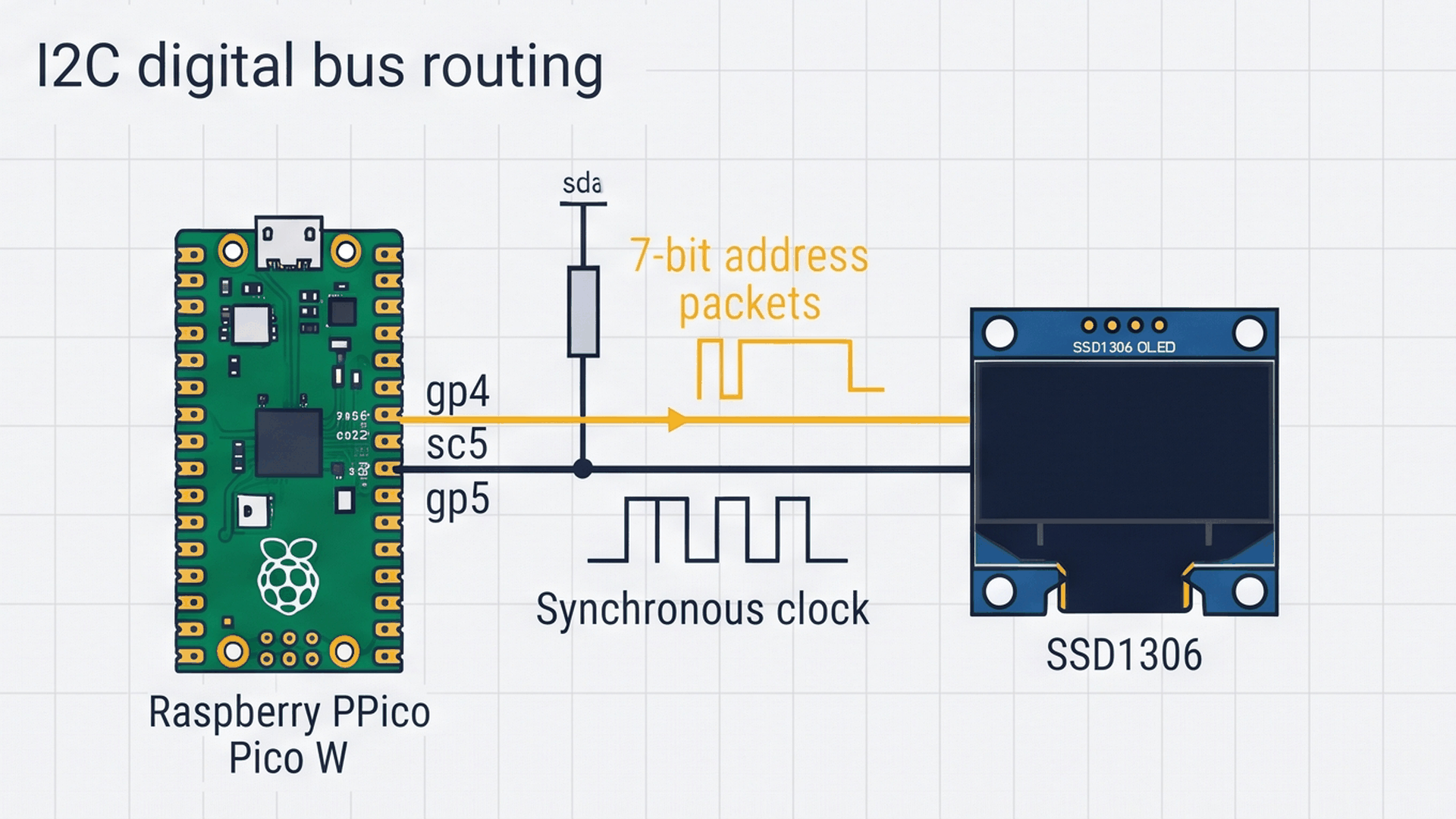 RP2040 Hardware I2C Pin Configuration and Bus Topology
